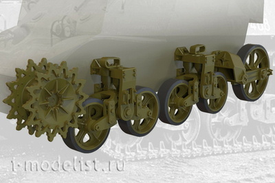 35013 Fury Models 1/35 suspension Assembly Kit for American light tank M3A1 (late) / M3A3 Stuart.