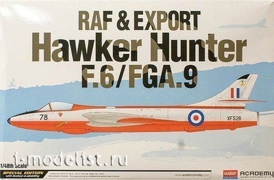 12312 Academy 1/48 RAF & Export Hawker Hunter F.6/FGA.9 Special Edition