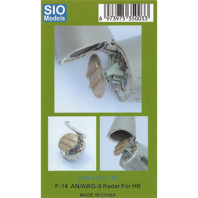 3DP-48001-F2 SIO Models 1/48 F-14 AN/AWG-9 Радар (HobbyBoss)