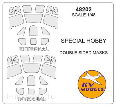 48202 KV Models 1/48 Маска для вертолёта 