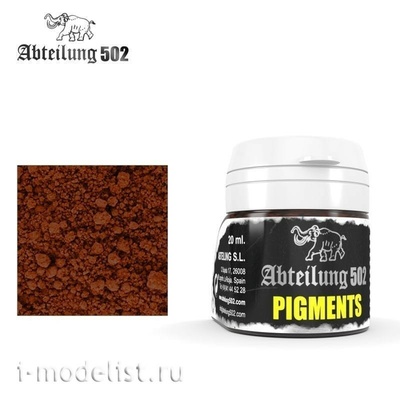 P053 Abteilung 502 Pigment Red brick old