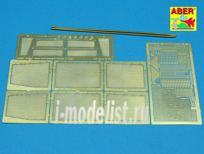 48 021 Aber 1/48 Фототравление для German medium tank Pz.Kpfw. IV, Ausf. J (also Stug IV late, Jagdpanzer IV A) - vol. 5 - additional set - side mesh skirts