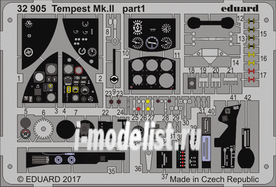 32905 Eduard 1/32 Фототравление Tempest Mk. II