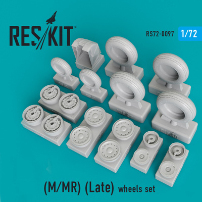RS72-0097 RESKIT 1/72 C-24 (М/ МR) (Поздний) Смоляные колеса