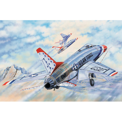 03222 Трубач 1/32 Самолет F-100D Thunderbirds
