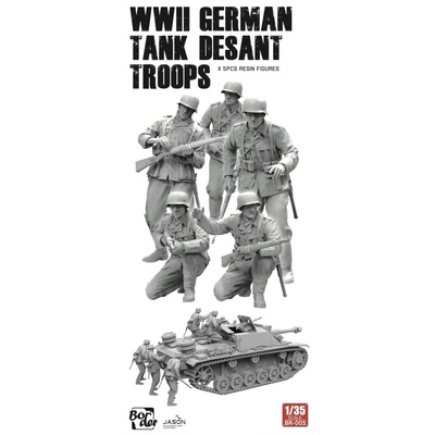 BR-005 Border Model 1/35 Немецкие танковые десанты времен Второй мировой войны