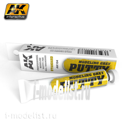 AK104 AK Interactive СЕРАЯ ШПАТЛЕВКА ДЛЯ МОДЕЛИРОВАНИЯ 20ml 