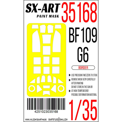 35168 SX-Art 1/35 Paint Mask Bf109 G-6 (Border)