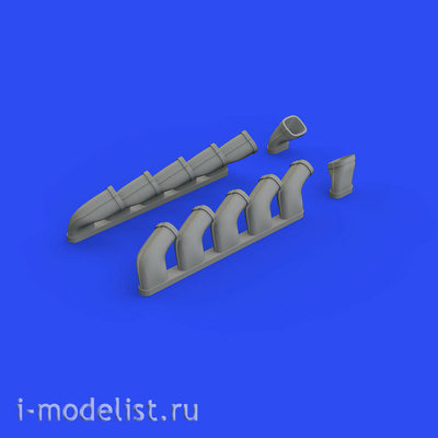 648618 Eduard 1/48 Набор дополнений для Ил-2 выхлопные патрубки