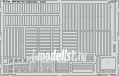 36270 Eduard 1/35 Фототравление для D9R Doobi cooling slats