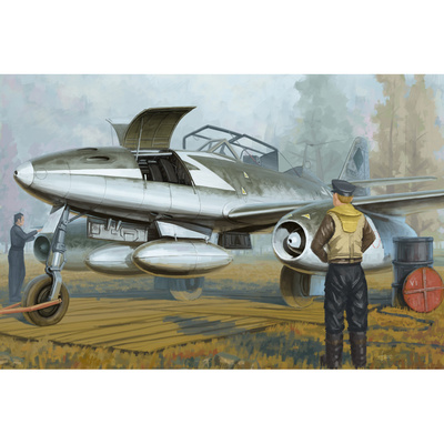 80378 HobbyBoss 1/48 Немецкий истребитель Messerschmitt Me262 В-1a