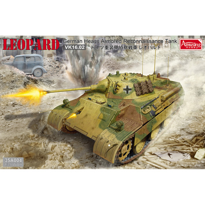 35A004 Amusing Hobby 1/35 Немецкий тяжелый бронированный разведывательный танк Leopard VK16.02