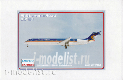 144111-1 Восточный экспресс 1/144 Авиалайнер MD-80 ранний Midwest  (Limited Edition)