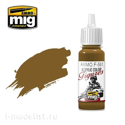 AMMOF551 Ammo Mig Краска акриловая Жжёный песок / BURNT SAND