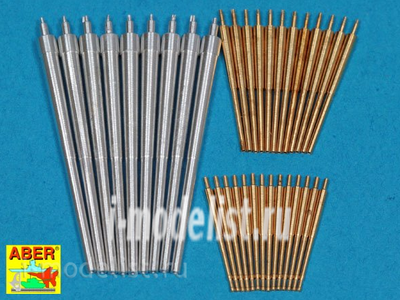 RE-400-L02 Aber 1/400 Set of barrels for German battleship Sharnhorst, Gnieisenau