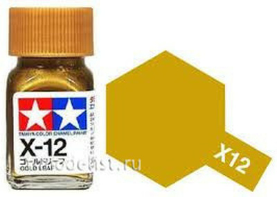 80012 Tamiya X-12 Gold Leaf (Gold) Enamel paint