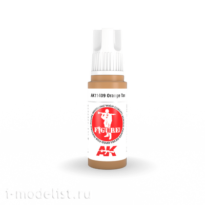 AK11409 AK Interactive Acrylic paint ORANGE TAN-FIGURES (orange tan) 17 ml