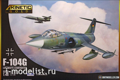 K48083 Kinetic 1/48 F-104G Luftwaffe Starfighter