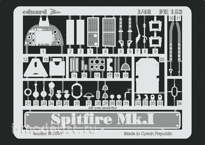 FE152 Eduard 1/48 Spitfire Mk. I