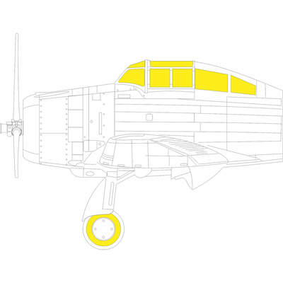 EX831 Eduard 1/48 Paint Mask for P-35
