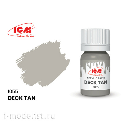 C1055 ICM Paint for creativity, 12 ml, Deck color (Deck Tan)