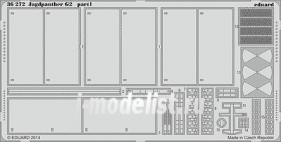 36272 Eduard 1/35 Фототравление для Jagdpanther G2