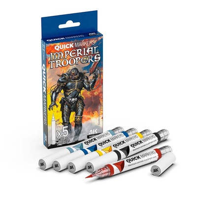 AKMQ104 AK Interactive Набор маркеров Quick Markers Имперские солдаты / Imperial Troopers