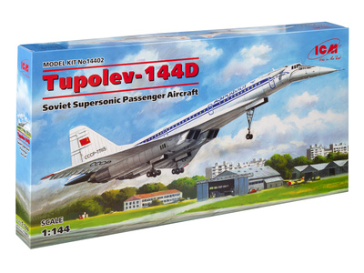 14402 ICM 1/144 Советский сверхзвуковой пассажирский самолет Тушка-144Д