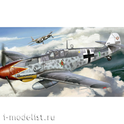 82113 Eduard 1/48 Самолёт Bf 109G-6 ранний вариант