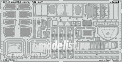 32442 Eduard 1/32 Фототравление для Lynx Mk.8 экстерьер