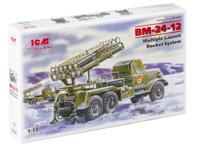72591 ICM 1/72 БM-24-12, Реактивная система залпового огня