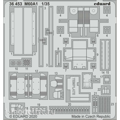 36453 Eduard 1/35 Фототравление для M60A1