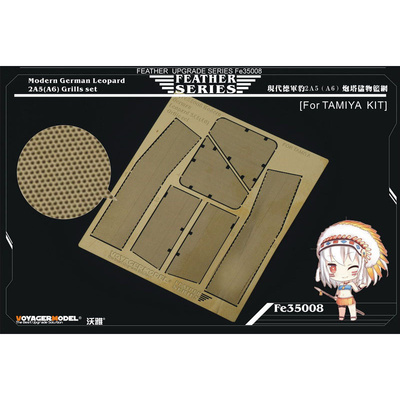 FE35008 Voyager Model 1/35 Фототравление для Leopard 2A5(A6) Grills set