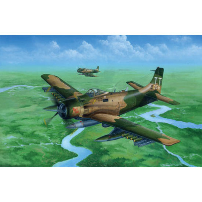02254 Трубач 1/32 Самолёт Skyraider A-1J AD-7 