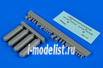 480 150 Aires 1/48 Набор дополнений Compressed gas bottles - acetylene