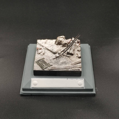 Б03 аRтБаZа 1/35 Фрагмент брусчатки с обломками
