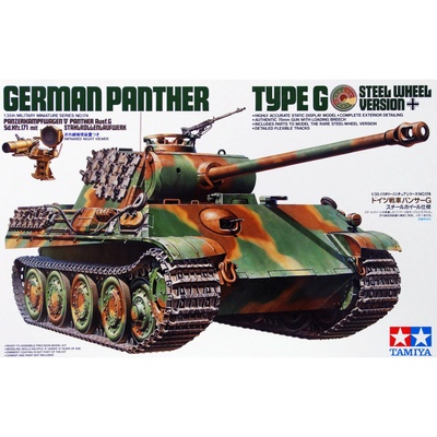 35174 Tamiya 1/35 Немецкий танк Panther Type G (версия со стальными катками)