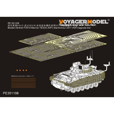 PE351108 Voyager Model 1/35 Фототравление для Современного британского FV510 Warrior TES(H) AIFV 2011 версия
