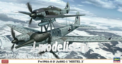 02113 Hasegawa 1/72 FW190A-8 & JU88G-1 Mistel 2 Combo Limited Edition