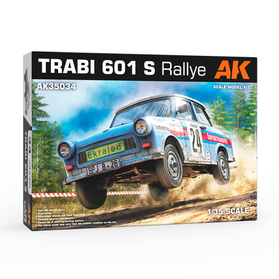 AK35034 AK Interactive 1/35 Автомобиль TRABI 601 S RALLYE