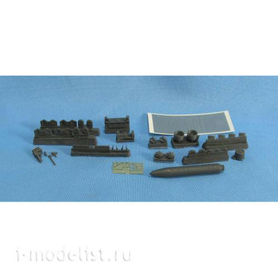 MDR4851 Metallic Details 1/48 Погрузочная тележка УСН с торпедой Мк-46