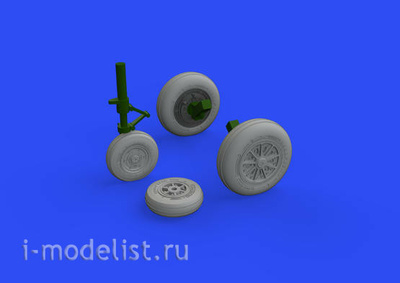 648524 Eduard 1/48 add-on Kit F-104 wheels, late version