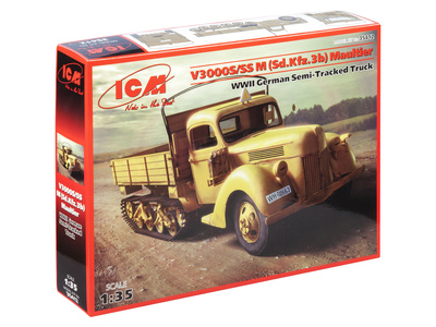 35412 ICM 1/35 V3000 M (Sd.Kfz.3B) Maultier, German semi-track lorry II MV