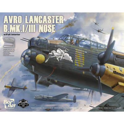 BF-008 Border Model 1/32 Nose of the Avro Lancaster B.MK1/III bomber (with full interior, stand included)