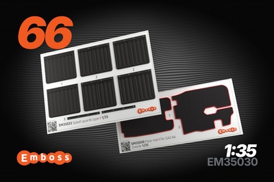 EM35030 Emboss 1/35 Гибкие рельефные детали II для модели фирмы 