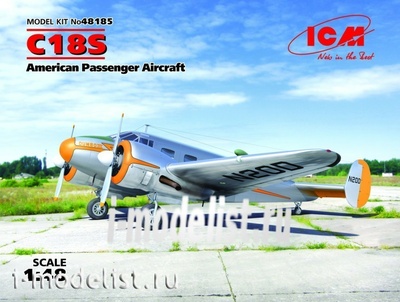 48185 ICM 1/48 C18S,Американский пассажирский самолет