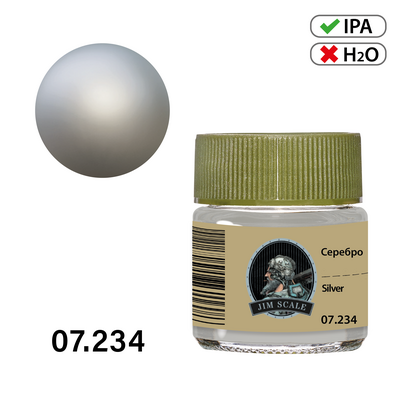 07.234 Jim Scale Металлик спиртовой Серебро Silver