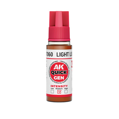 AK17060 AK Interactive Краска акриловая QUICK GEN - Светлая кожа / LIGHT LEATHER
