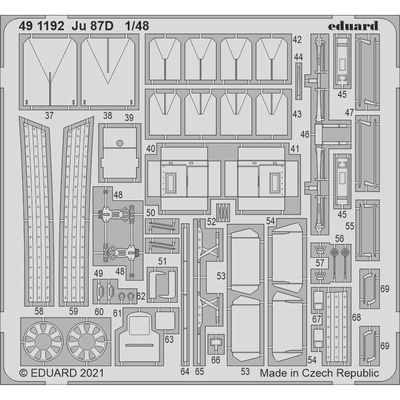 491192 Eduard 1/48 Фототравление для Ju 87D