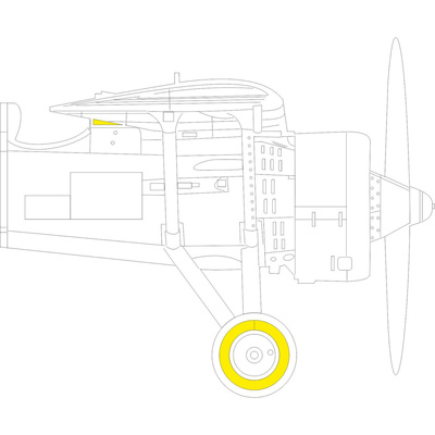 EX772 Eduard 1/48 Paint Mask for PZL P. 11c